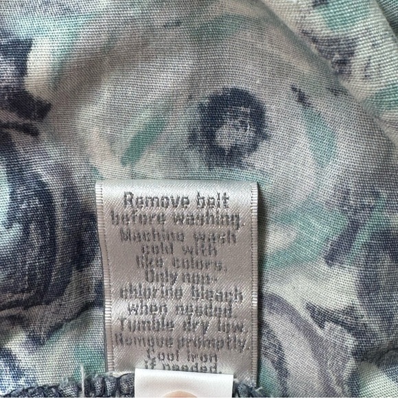 LC Lauren Conrad Blue and White Embellished Tie Front Mini Dress - Picture 9 of 11